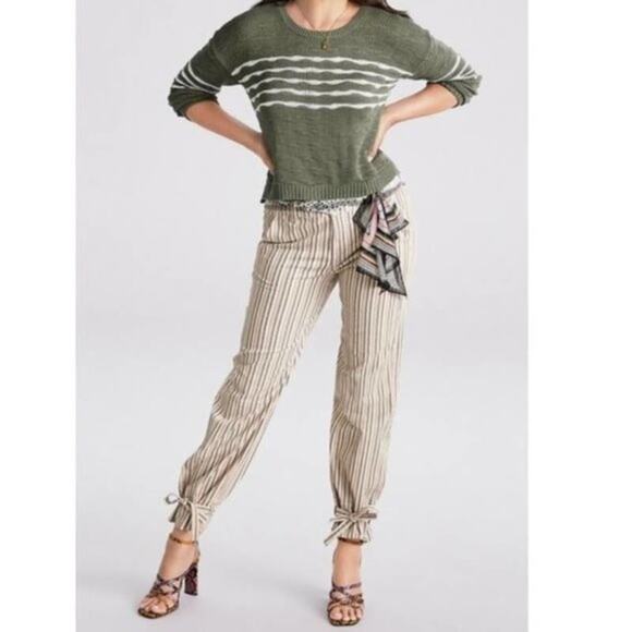 Cabi Gray Stripe Convertible Trouser NWOT 10 - Picture 1 of 7